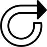 arrow duotone icon