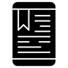 文章 filled 图标