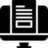 artikel terisi ikon