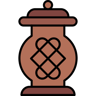 cremation lineal color icon