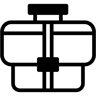 حالة عمل ثنائي اللون أيقونة