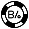 percentage duotone icon