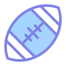 Amerikan futbolu two-color simge