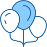 balonlar two-color simge