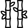 竹子 线条 图标