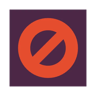 prohibido plano icono