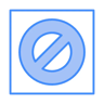 prohibited two color icon