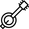 Banjo line Icon