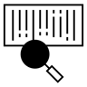 条形码 duotone 图标