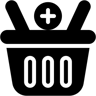 Einkaufskorb gefüllt Icon