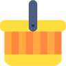عربة التسوق flat أيقونة