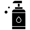Shampoo-Flasche gefüllt Icon