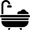 浴缸 填充 图标