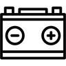 电池 线条 图标