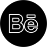 behance logosu filled simge