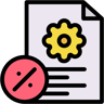 invoice lineal color icon