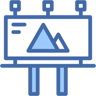 billboard two color icon
