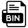 bin文件 duotone 图标