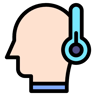 bipolar disorder lineal color icon