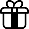 礼物 duotone 图标