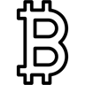 Bitcoin line Icon
