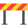 路障 flat 图标