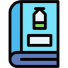 medizinisches Buch lineal farbe Icon