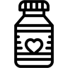 瓶子 line 图标