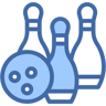 bowling two-color simge