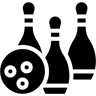 bowling filled icon