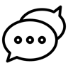 聊天 line 图标