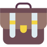 briefcase flat icon
