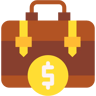 briefcase flat icon