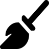 escoba relleno icono
