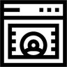 Perfil de usuario line icono