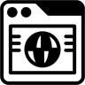 全球网络 duotone 图标