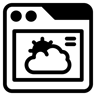 navigateur duo-ton icône