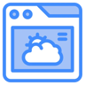 navegador two-color icono