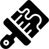 絵筆 塗りつぶし アイコン