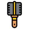 pet brush lineal color icon