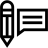 feedback line icon