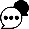 气泡 双色调 图标