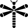 dragonfly filled icon