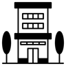 建筑 duotone 图标