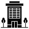 building filled icon