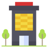 building flat icon