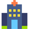 Krankenhausgebäude flat Icon
