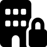 building security filled icon