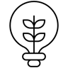 电灯泡 线条 图标