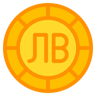 болгарский лев flat иконка